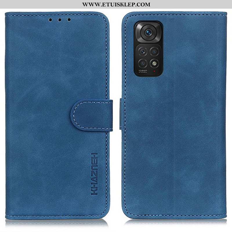 Etui Folio do Xiaomi Redmi Note 11 / 11S Khazneh Efekt Skóry W Stylu Vintage